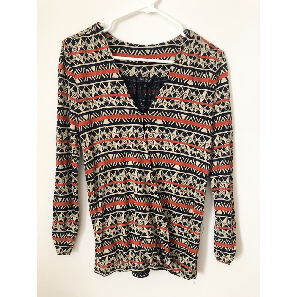 Lucky Brand Linen Blend Top